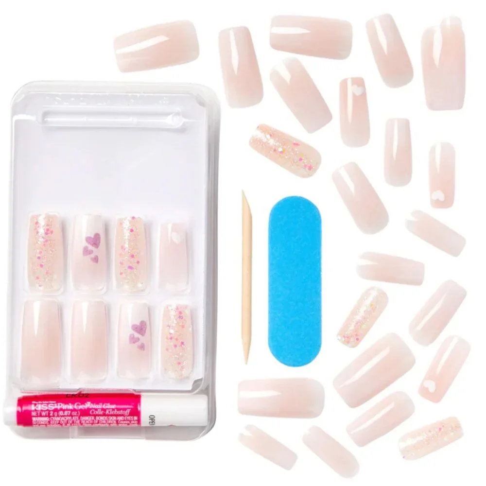 Kiss Gel Fantasy Nails long length - Love Story